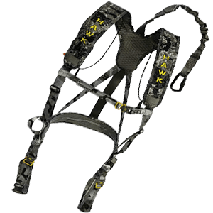 Hawk Elevate Lite Comfortable Lightweight Adjustable 360 Degrees Movement Tree Stand Hunting Harness