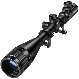 CVLIFE Rifle Scope 6-24x50 AO Red and Green Illuminated Long Range Scope for Deer Hunting