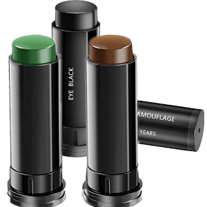 Go Ho 3 Colors Eye Black Camo Face Paint For Hunting