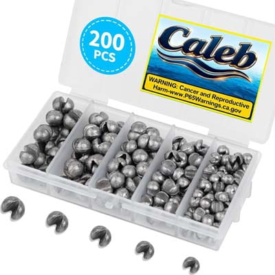 Caleb Split Shot Fishing Weights Sinkers Duckbill