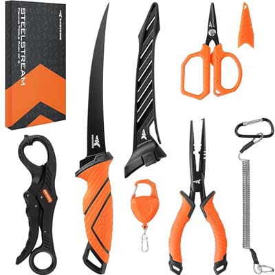 KastKing SteelStream 6pc Fishing Tool Kit