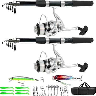 MNCIRISETOU Fishing Pole Combo
