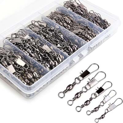 MOBOREST Fishing Swivels Snap Swivels Barrel Swivels