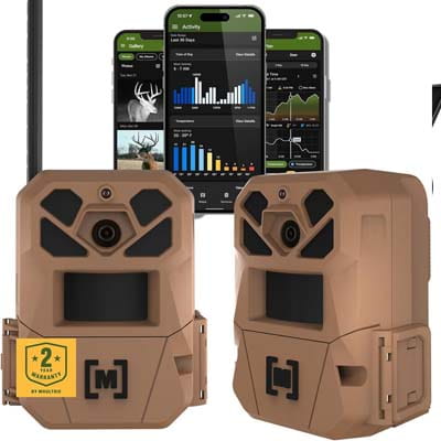 Moultrie Edge 3 Cellular Trail Camera 2 Pack