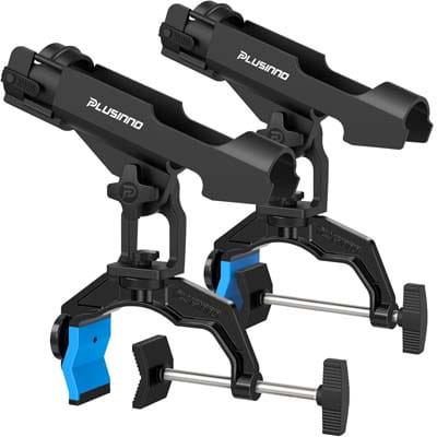 PLUSINNO Fishing Rod Holders for Boat Dual-V Clamp