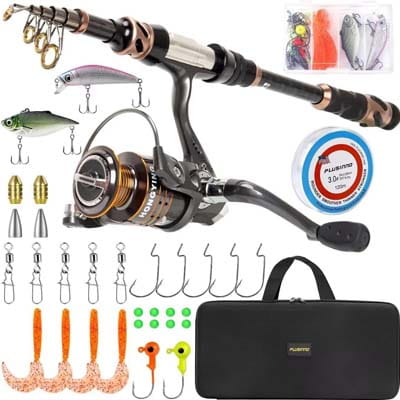PLUSINNO Fishing Rod and Reel Combos