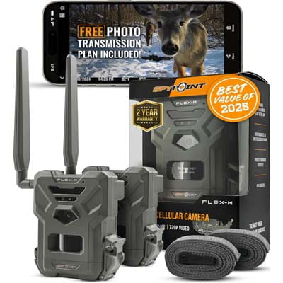 SPYPOINT Flex-M Twin Pack Cellular Trail Camera