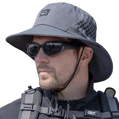 Sireck Fishing Hat UPF50+ Wide Brim Sun Hat