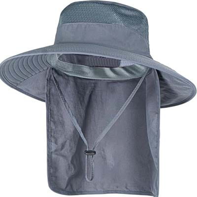 Sun Hats for Men Women Fishing Hat UPF 50+ with Neck Flap