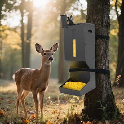 Automatic Metal Deer Feeder 60 lb