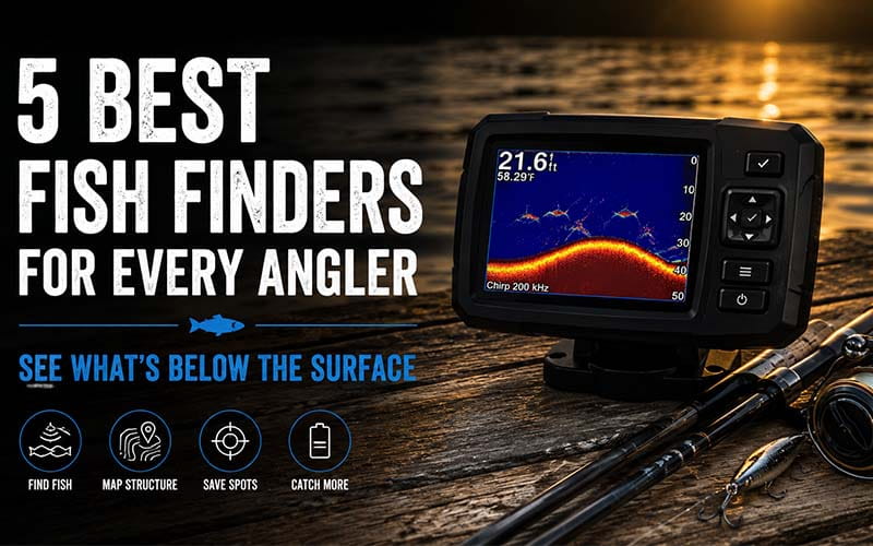 5 Best Fish Finders in 2026 (Tested & Reviewed for Every Angler)