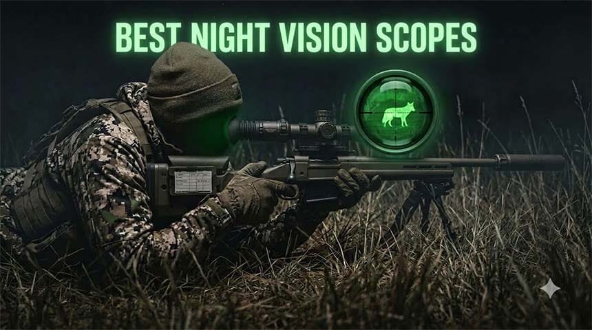 The Best Night Vision Scopes for Coyote Hunting 2026: Made Hunting Easy